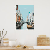 大阪旅行アート ポスター (キッチン)