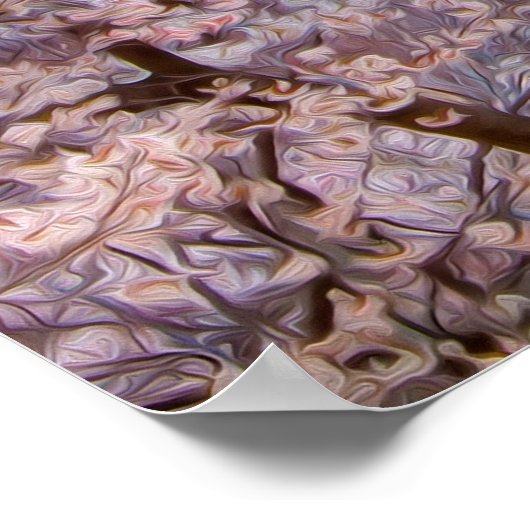 大阪日本のの庭園の塔と桜 ポスター (角)