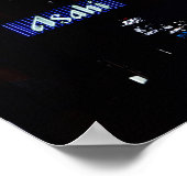 大阪日本ドトンボリ夜景フォトプリント 18x12 ポスター (角)