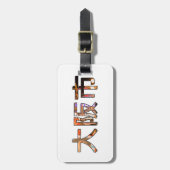 大阪日本ラゲージタグ ラゲッジタグ (正面縦)