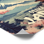 大阪日本ヴィンテージ名勝 ポスター (角)