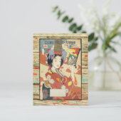 大阪日本ヴィンテージ旅行ポスター ポストカード (スタンド正面)