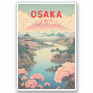 大阪日本山富士トラベルアートヴィンテージ シール