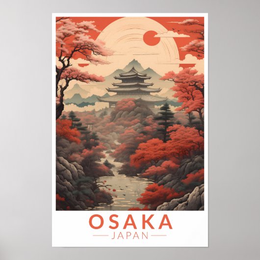 大阪日本旅行アートヴィンテージ ポスター (正面)