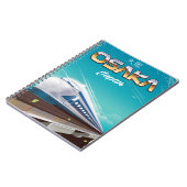 大阪日本鉄道ヴィンテージ旅行ポスター ノートブック (左側)