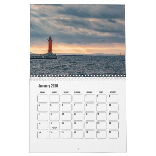 大阪暦 カレンダー (1月 2026)