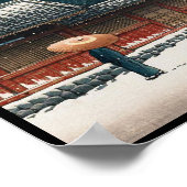 大阪蓮居川瀬新判官の天王寺 ポスター (角)