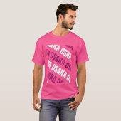 大阪迷彩柄パターンピンクカモフラージュ Tシャツ (正面フル)