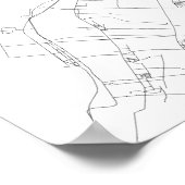 大阪（白） ポスター (角)