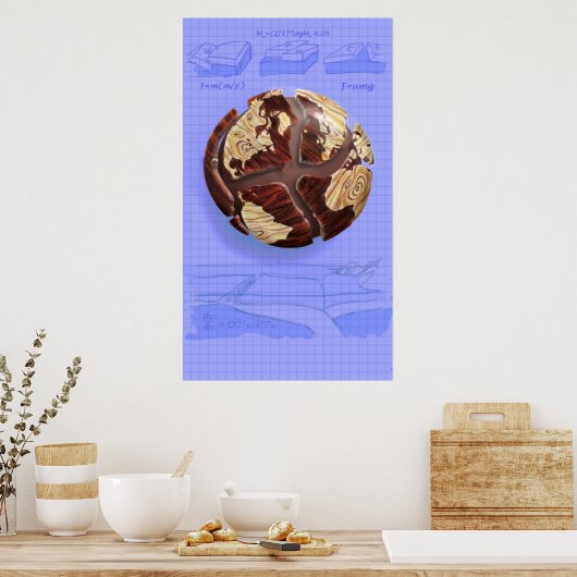 大陸ドリフト ポスター (キッチン)