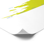 大陸世界地図 ポスター (角)