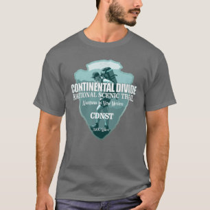 大陸分割線(矢印T) Tシャツ