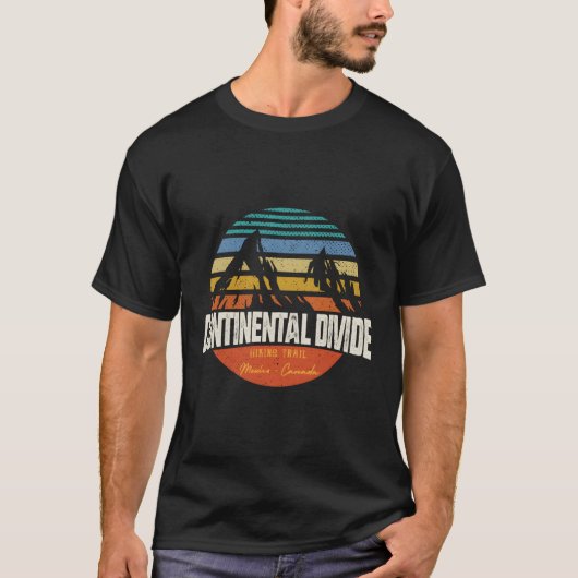 大陸分水嶺ハイキングトレイル Tシャツ (正面)