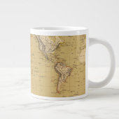 大陸地図 ジャンボコーヒーマグカップ (右)