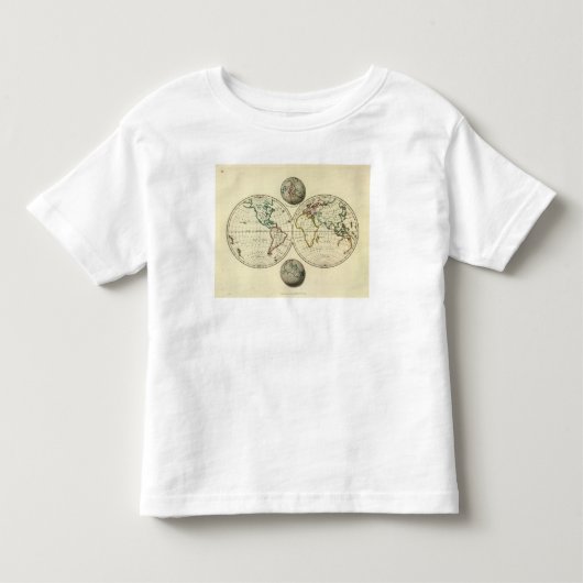 大陸境界の世界 トドラーTシャツ (正面)
