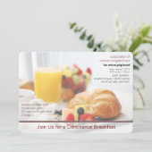 大陸朝食会の招待 招待状 (スタンド正面)