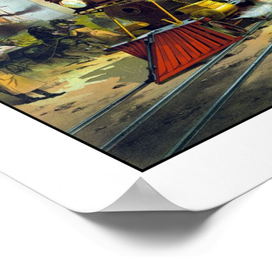 大陸横断鉄道 ポスター (角)