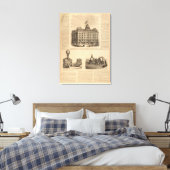 大陸生命保険会社 キャンバスプリント (インサイチュ (寝室))