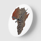 大陸素晴らし ラウンド壁時計 (傾斜)