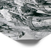 大陸軍は古い家を行進した ポスター (角)