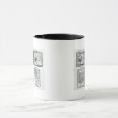 大陸通貨のノート マグカップ (中央)