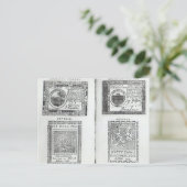 大陸通貨の注記 ポストカード (スタンド正面)