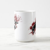 大陸間爆撃機のしぶきのマグ コーヒーマグカップ (中央)