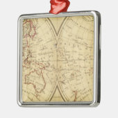 大陸 メタルオーナメント (左)