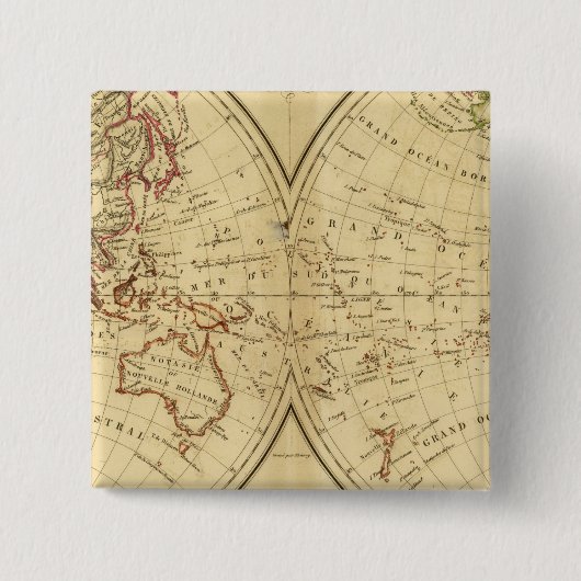 大陸 缶バッジ (正面)