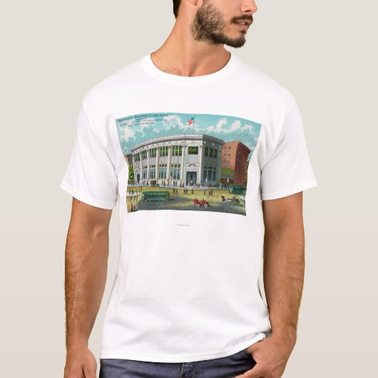 大陸Bldgおよび貸付け金連合 Tシャツ (正面)