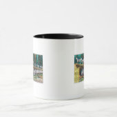 大隊の前と前落ちたに マグカップ (中央)