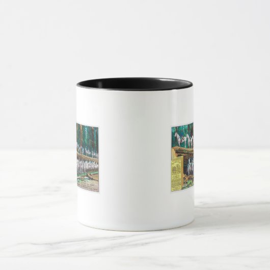 大隊の前と前落ちたに マグカップ (中央)