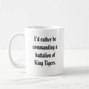 大隊の司令官- Tiger王 コーヒーマグカップ