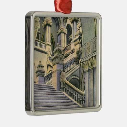 大階段の眺め メタルオーナメント (右)