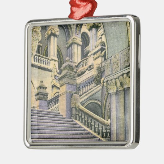 大階段の眺め メタルオーナメント (左)