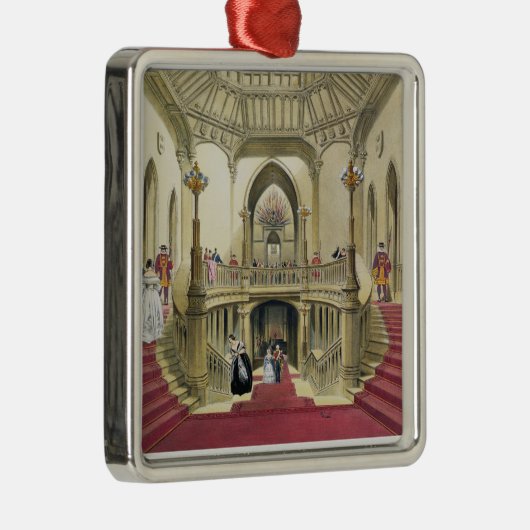 大階段、「HistoからのWindsorの城、 メタルオーナメント (右)