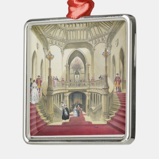 大階段、「HistoからのWindsorの城、 メタルオーナメント (左)