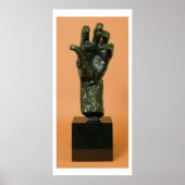 大離れ手（ブロンズ） ポスター (正面)