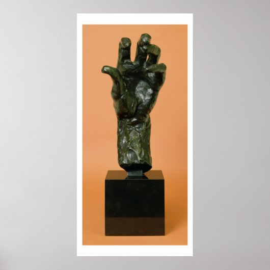 大離れ手（ブロンズ） ポスター (正面)