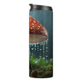 大雨の中で一匹残ったキノコ タンブラー (回転右)