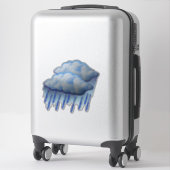 大雨デカール シール (スーツケース)