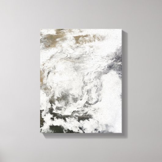 大雪中国 キャンバスプリント (正面)