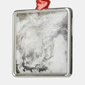 大雪中国 メタルオーナメント (左)