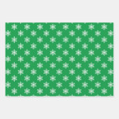 大雪片DIY背景色 ラッピングペーパーシート (正面2)