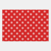 大雪片DIY背景色 ラッピングペーパーシート (正面)