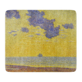 大雲（黄色い空） (横エレガント) カッティングボード