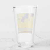 大雲（黄色い空） (横エレガント) タンブラーグラス (裏面)