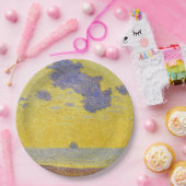 大雲（黄色い空） (横エレガント) ペーパープレート (パーティー)