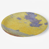 大雲（黄色い空） (横エレガント) ペーパープレート (アングル)