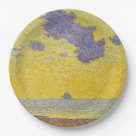 大雲（黄色い空） (横エレガント) ペーパープレート